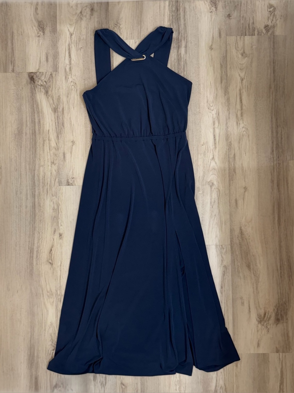 INC Maxi Dress Navy Size L Petite